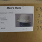 Borsalino Alessandria Mens White Felt Homburg MULTIPLE SIZES