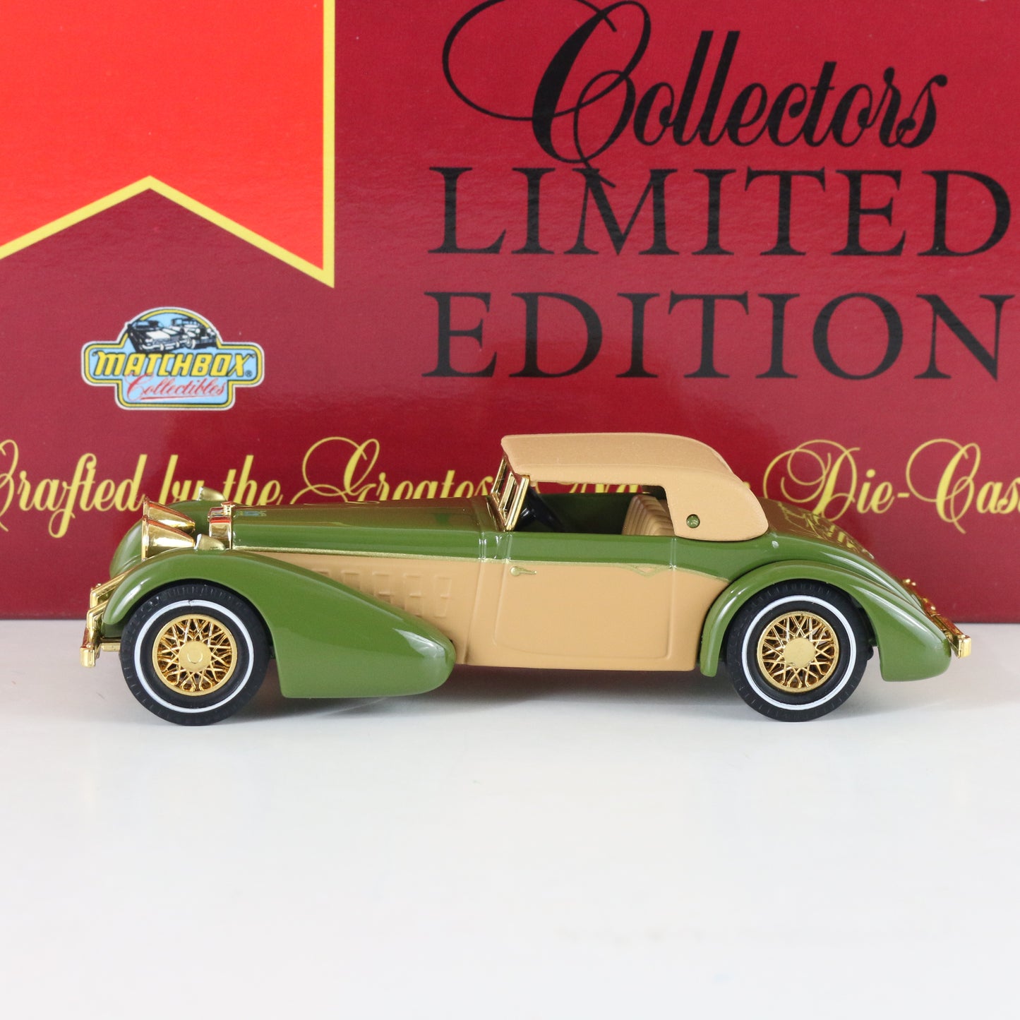 1938 Hispano Suiza Green & Tan Special Le Dinky Yesteryear Matchbox 1:43