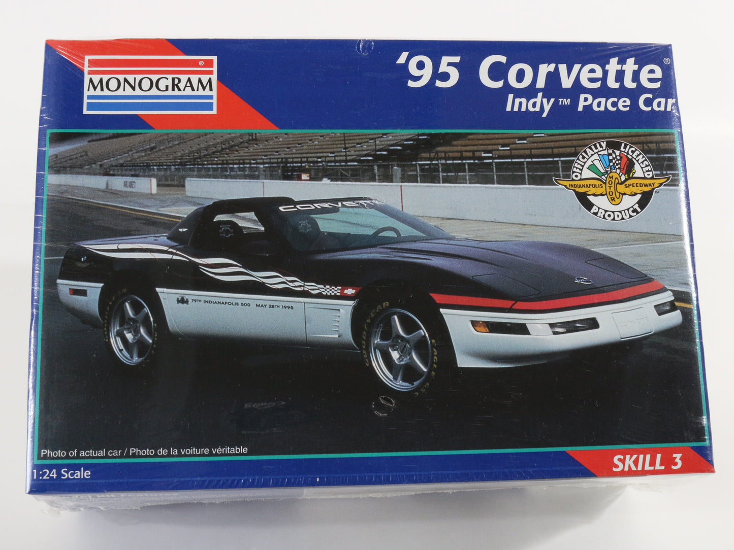 1995 '95 Chevrolet Corvette Indy Pace Car Model Car Kit Monogram 1:24 2467