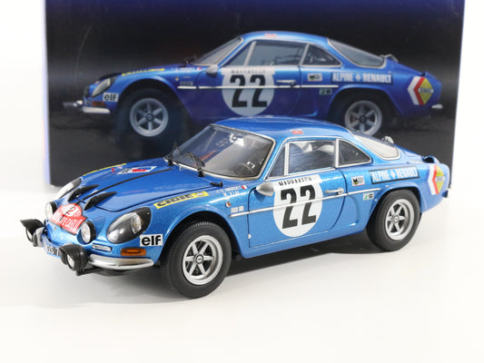 1971  Alpine Renault A110 1600s #22 Monte Carlo 3rd Kyosho 1:18 Model