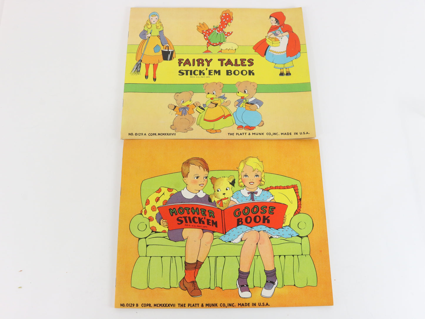 Stick Em Pictures To Make Four Book Set 129 Platt & Munk Usa