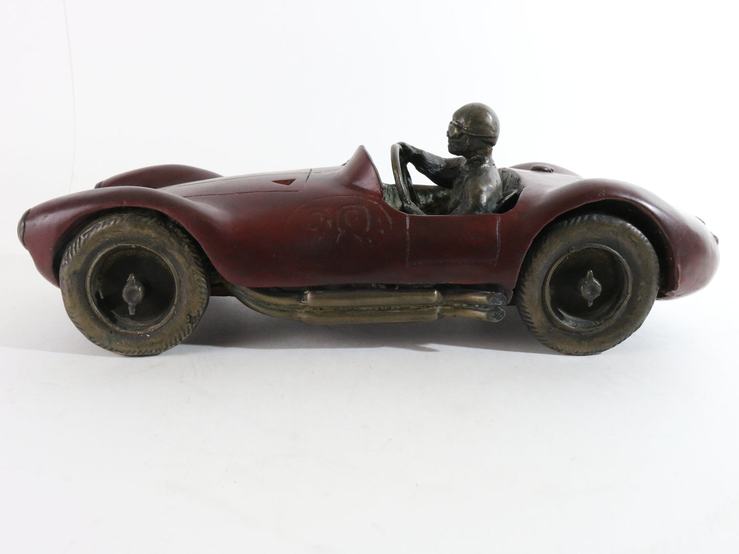 Bronze #28 Maserati A6GCS Model Race Car 16.5" 23lbs 4oz WOW ONE OF A KIND