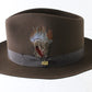 Stetson the Sovereign Mens Mink Brown Felt Fedora W/ Beaver Pin MULTIPLE SIZES