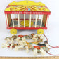 Vintage Fisher Price Circus Wooden Wagon & Animals W/ Misc Parts 15"
