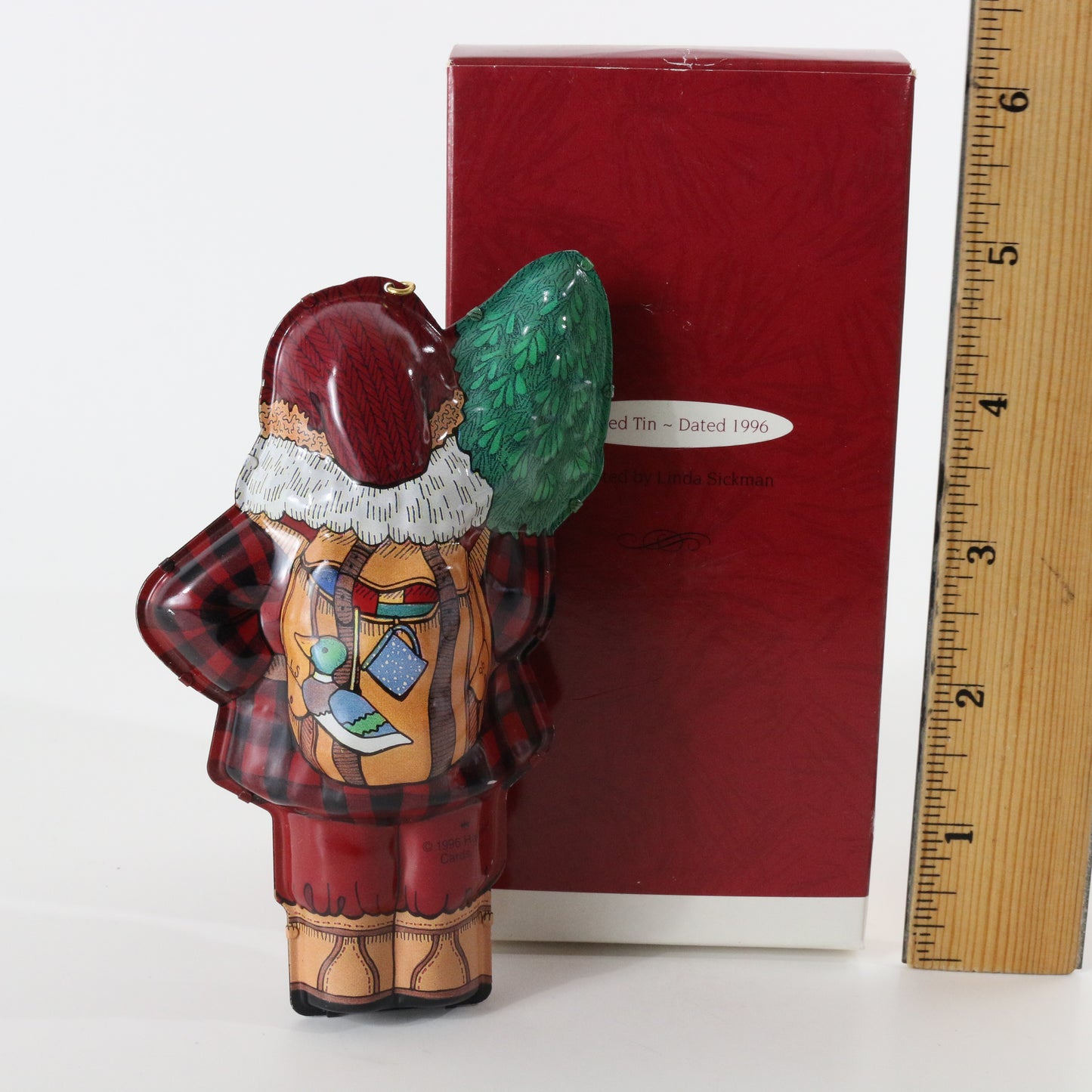 Hallmark Keepsake Woodland Santa Christmas XMAS Ornament 1996