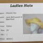 Jack Mcconnell New York Yellow Ladies Spring Boutique Sun Hat 7 1/4 58cm