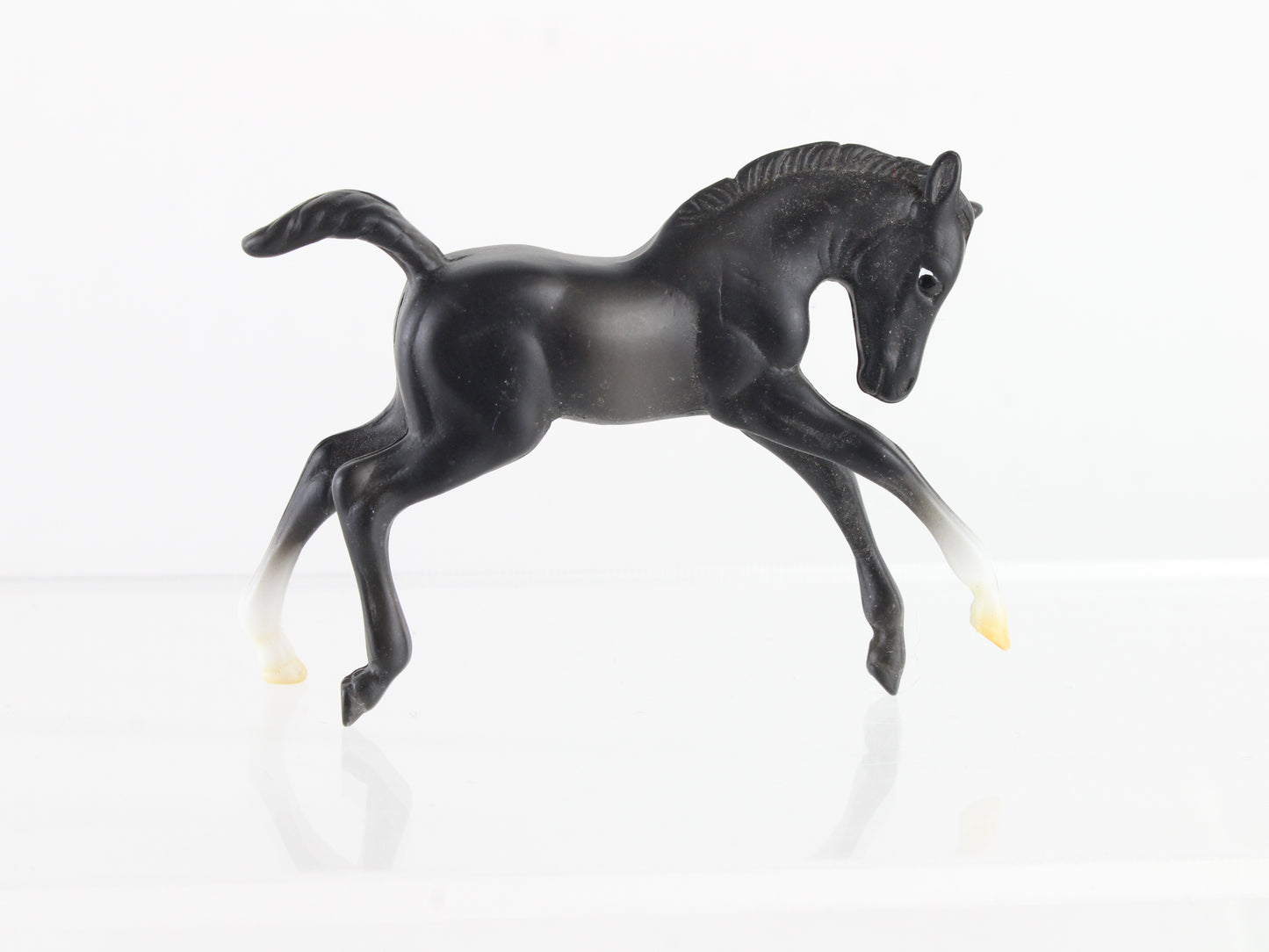 Scrambling Foal Black Stockings Breyer #5613 Animal Hospital #59204 Stablemates