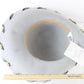 Mr D Ladies Boutique Gray Felt Hat W/ Gold and Silver Accents 6 3/4 54cm