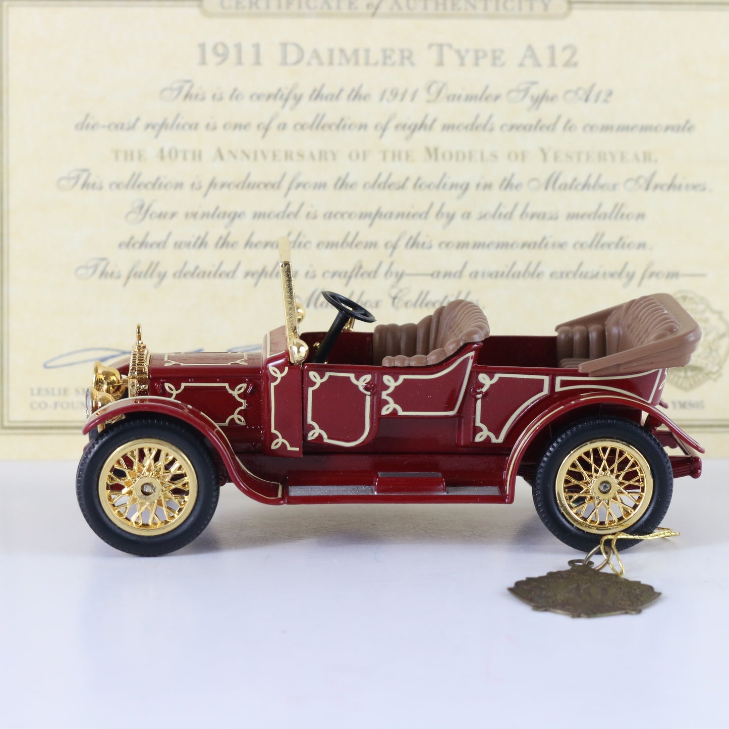 1911 Daimler Type A12 40th Models Of Yesteryear Matchbox 1:43 Yms05-m