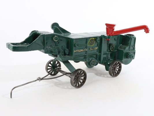 ARCADE Restored #450 Green Mccormick Deering Cast Iron Threshing Machine 9.25"