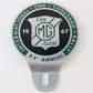 MG Car Club 1967 International One Thousand Rally 3.5" Metal Emblem Badge