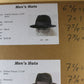 Selentino Mens Black Extra Fine Suede Fedora MULTIPLE SIZES