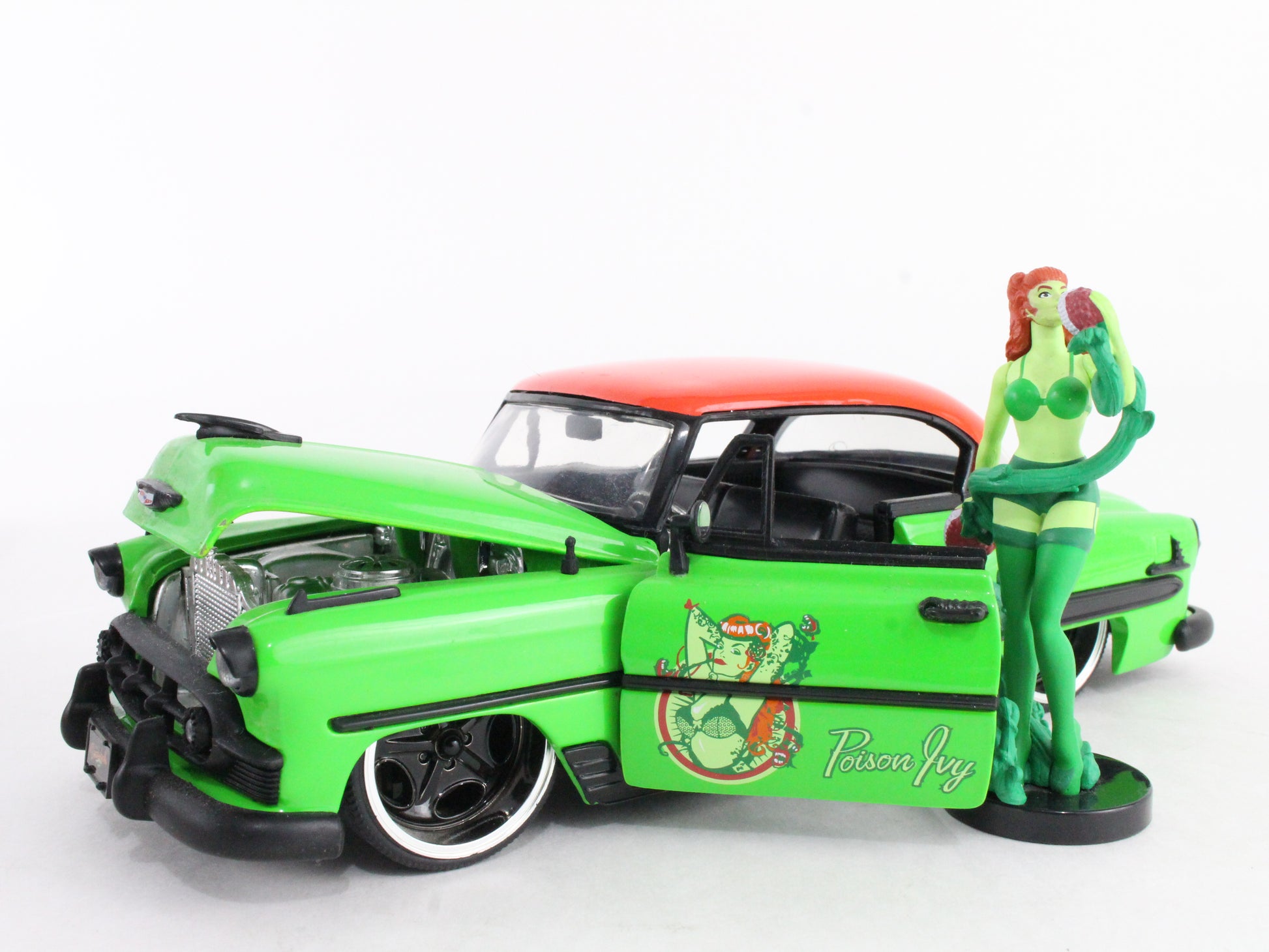 Poison Ivy 1953 Chevy Bel Air DC Comics Bombshells Jada 1:24 Scale Model 30459