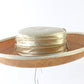 Sonni of California Ladies Elegant Copper and Gold Straw Hat 6 3/4 54cm