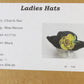 Miss Bierner Ladies Elegant Black Wool Felt Hat W/ Yellow Flower 7 1/4 58cm