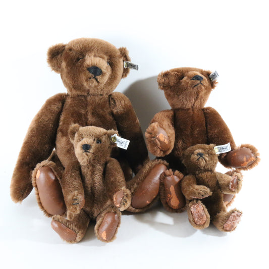 Steiff Margaret Strong Chocolate Brown Teddy Bear Collector's Edition Set 1983