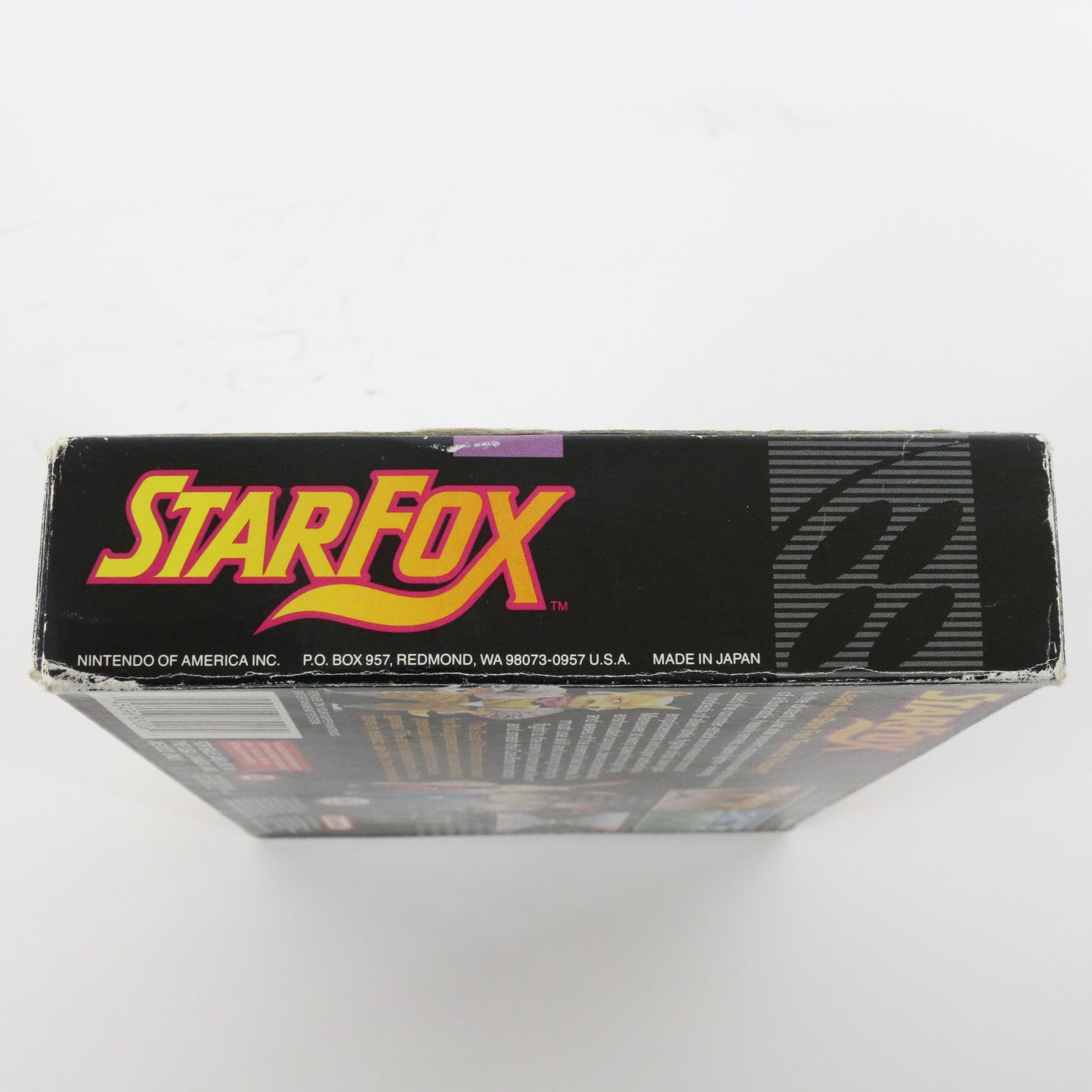 Star Fox Super Nintendo SNES SUPER FX Game Cartridge W/ Box 1993 Japan