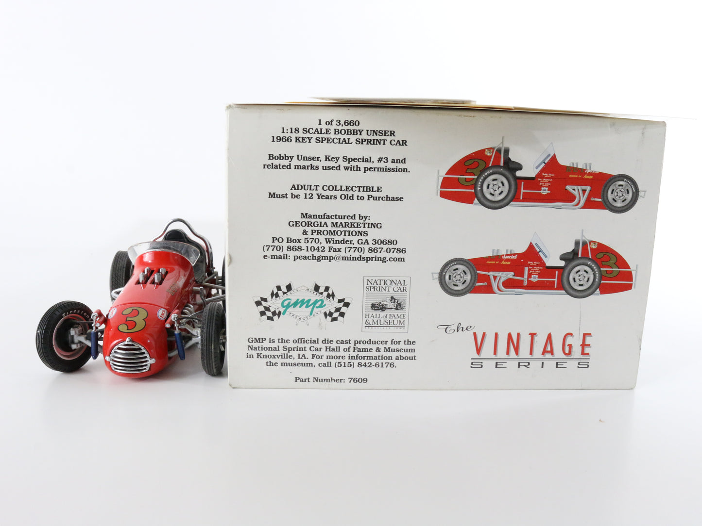 Bobby Unser 1966 Key Special Sprint Car #3 1:18 GMP Vintage Series