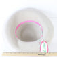 Frank Olive New York Ladies Boutique Off White Felt Hat W/ Band 7 56cm