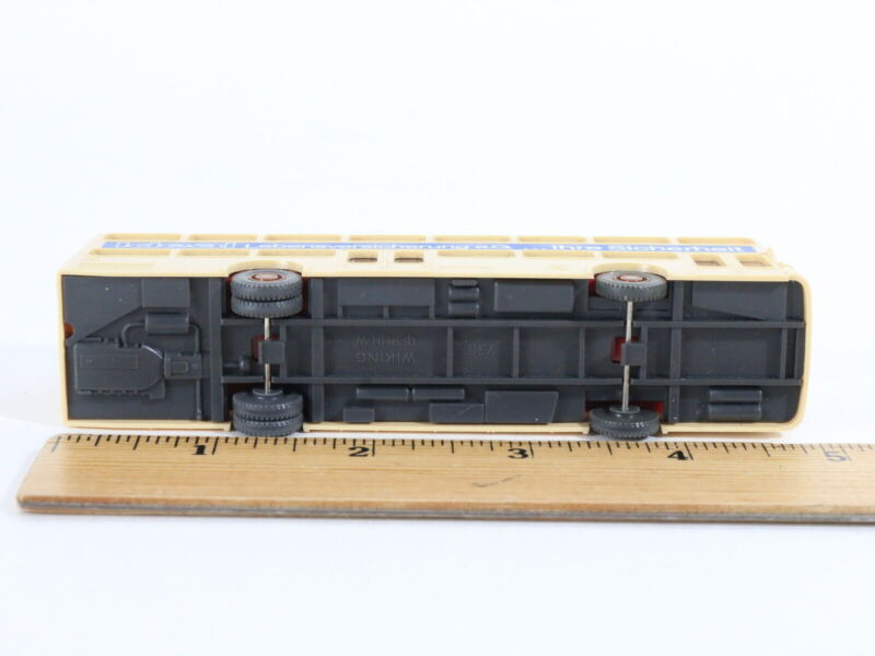 Wiking Germany HO 1:87 Bussing Double Decker Bus Ideal Blue Stripe