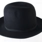 Borsalino Alessandria Mens Black Felt Fedora ITALIAN: MULTIPLE SIZES