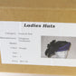 Chapeau Creations Ladies Purple Wool Felt Hat W/ Black Bow 6 7/8 55cm