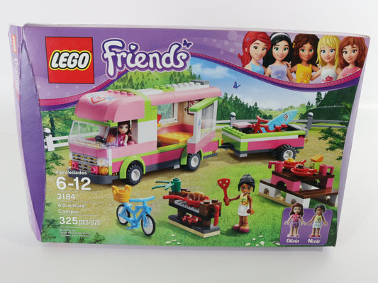 Lego Friends Adventure Camper Partly Built Set 3184 W/ Box & Instructions