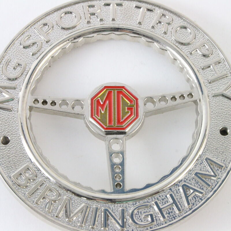 MG Sport Trophy Birmingham 3" Metal Emblem Badge