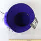 Whittall And Shon Ladies Purple Boutique Wool Felt Hat W/ Flower And Feathers