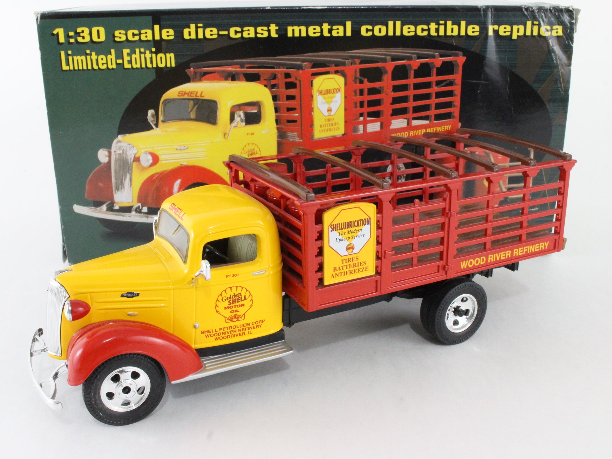 1937 Chevrolet Stake Truck Golden Shell First Gear 1:30 Model 19-2597