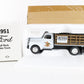 1951 Ford F-6 Full Rack Stake Truck Eagle Snacks First Gear 1:34 Model 19-1191