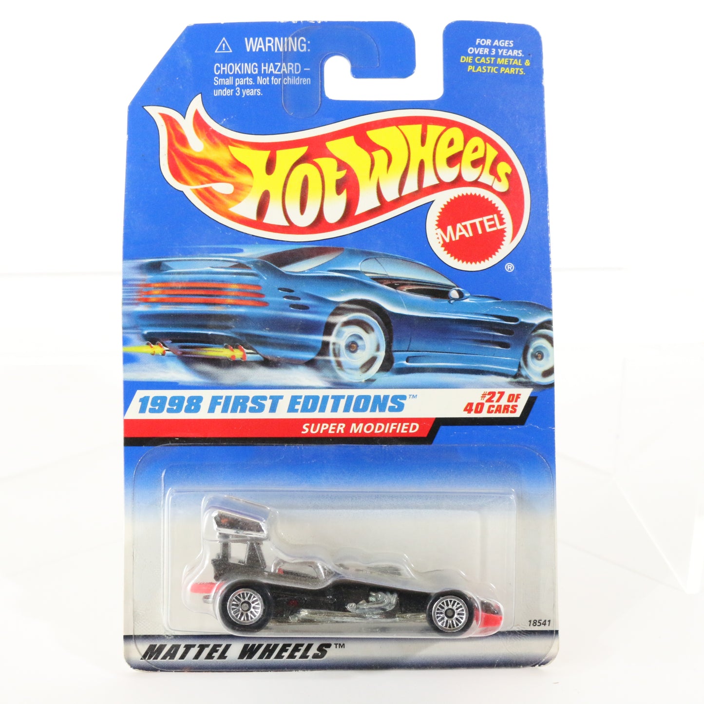 Super Modified 1998 First Editions #27 Hotwheels 1:64 18541 Model Car