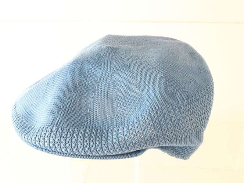 Stetson Mens Blue Vent Air Cap Vented Newsboy Style SIZE: L