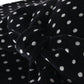 Sonni Of California Ladies Black And White Polka Dot Hat W/ Bow 6 5/8 53cm