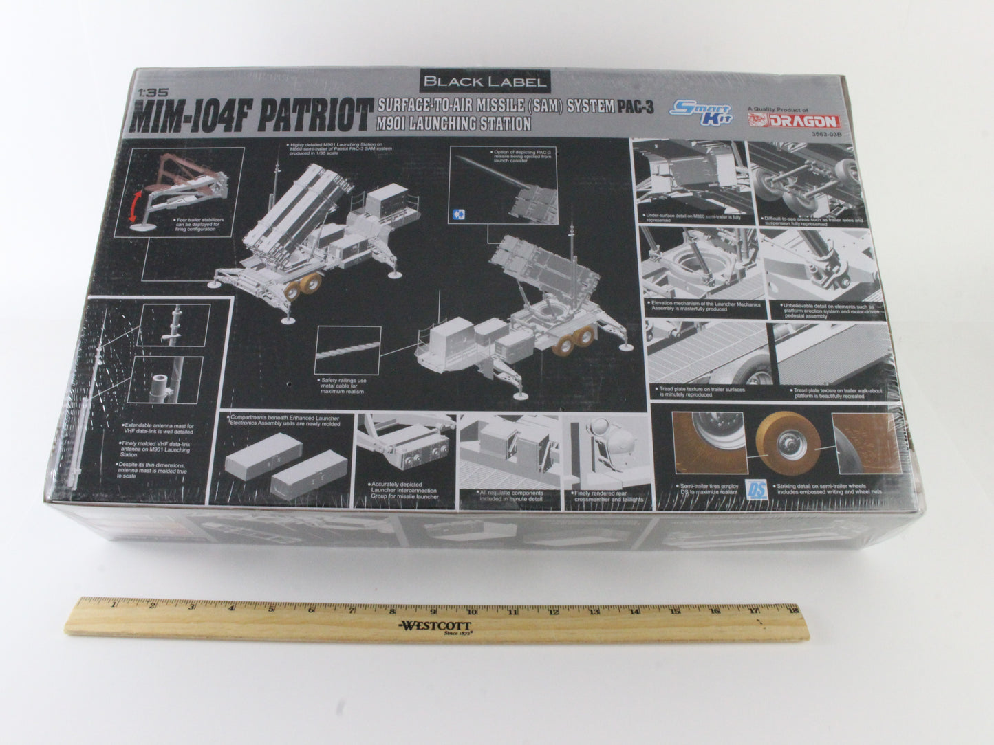 MIM-104f Patriot Surface-to-air Missile Pac-3 Black Label 1:35 Dragon 3563