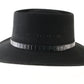 Stetson Billie Mens Black Wool Felt Vintage Cowboy Hat 6 3/4 54cm