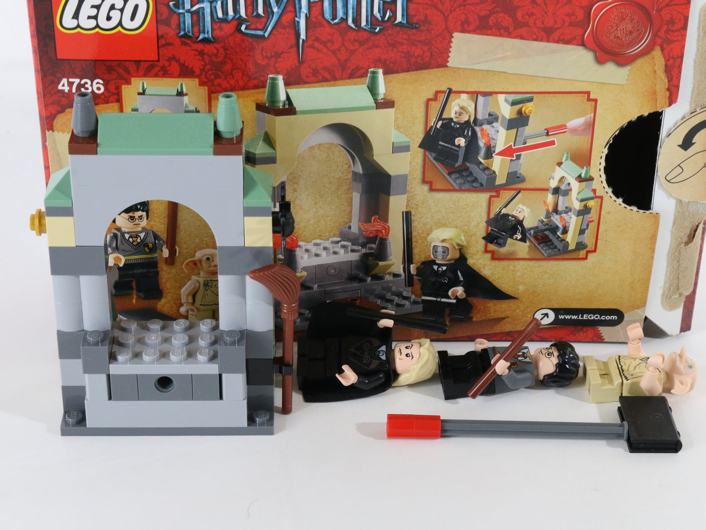 Lego Harry Potter Freeing Dobby Built Set 4736 W/ Box & Instructions