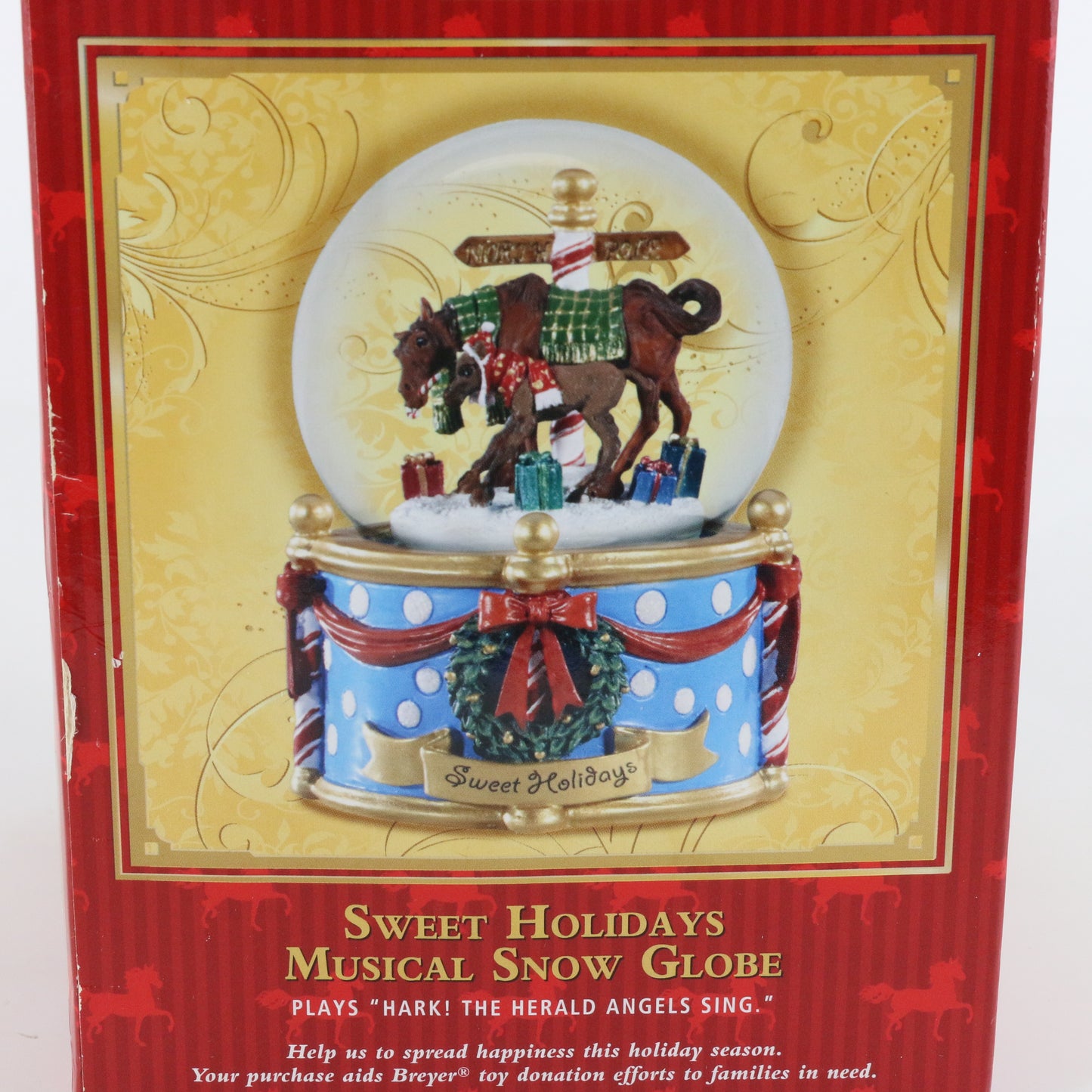 Sweet Holidays Musical Snow Globe Breyer Horse 700234