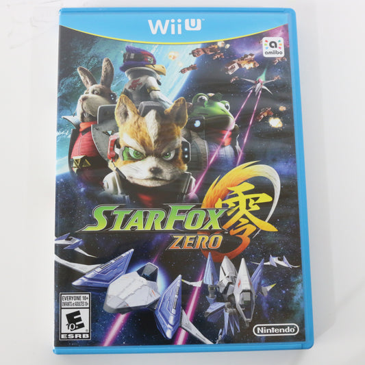 Star Fox Zero Wii U Nintendo Video Game Disc W/ Box Simplygon CIB