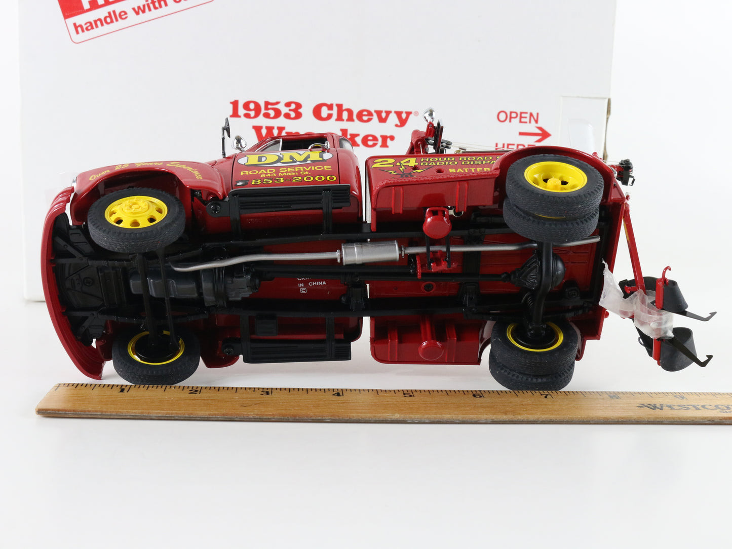 1953 Chevy Chevrolet Wrecker Dm Road Service Danbury Mint 1:24 Model Car