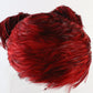 George Zamaul New York Ladies Cherry Red Boutique Hat W/ Feathers 7 56cm