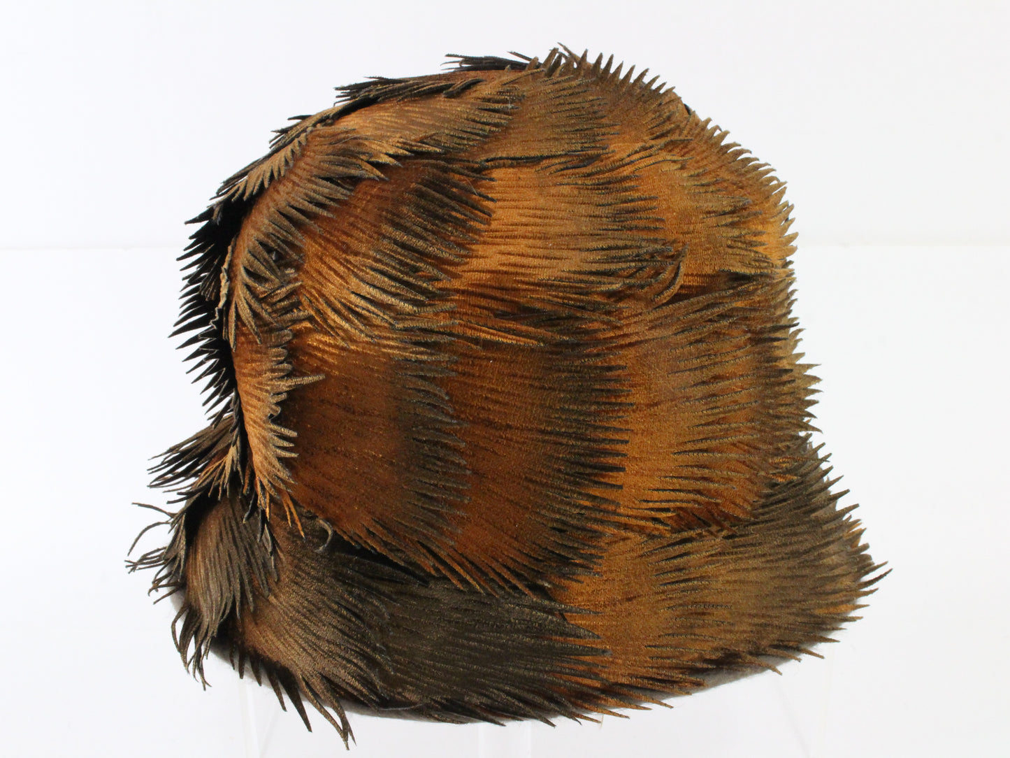 Bailey Tomlin Furry Cloche Orange Ladies Boutique Hat 7 56cm