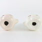 Vintage Pixie Elf Head Salt & Pepper Shakers Ceramic 3.5 In