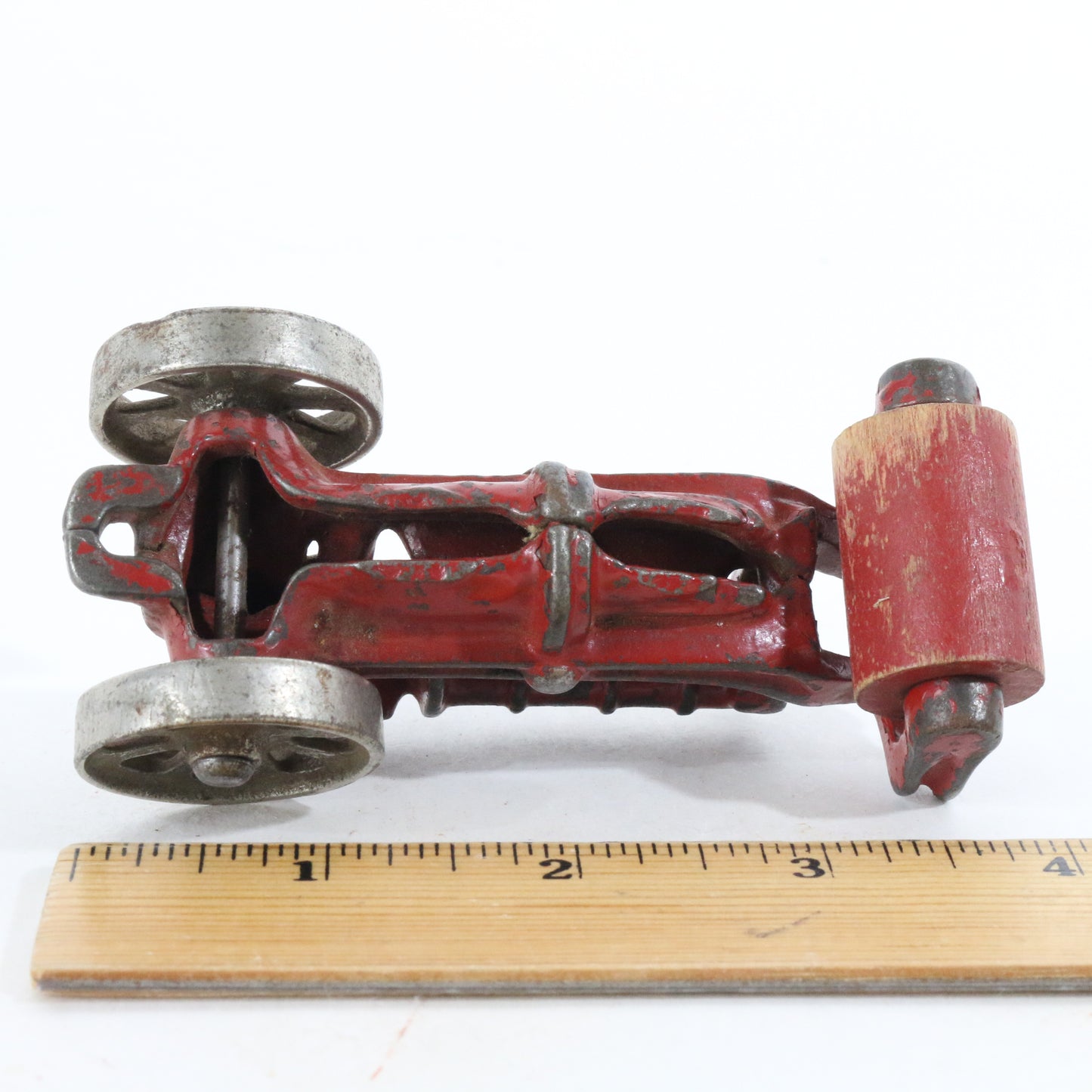 1920S ERA Cast Iron Toy Fordson Farm Tractor With Road Roller Front End AC Williams