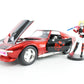 Harley Quinn Figure w/ 1969 Chevy Corvette Stingray Jada 1:24 Scale Model 31196