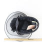 Chapeau Creations Ladies Boutique Black Fascinator W/ Flower 6 3/4 54cm