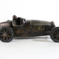 Solid Bronze Sculpture #10 Model Race Car W/ Driver 13.5" 10lbs 12oz