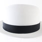 Dobbs Fifth Avenue Parker Mens White Straw Fedora W/ Pin MULTIPLE SIZES