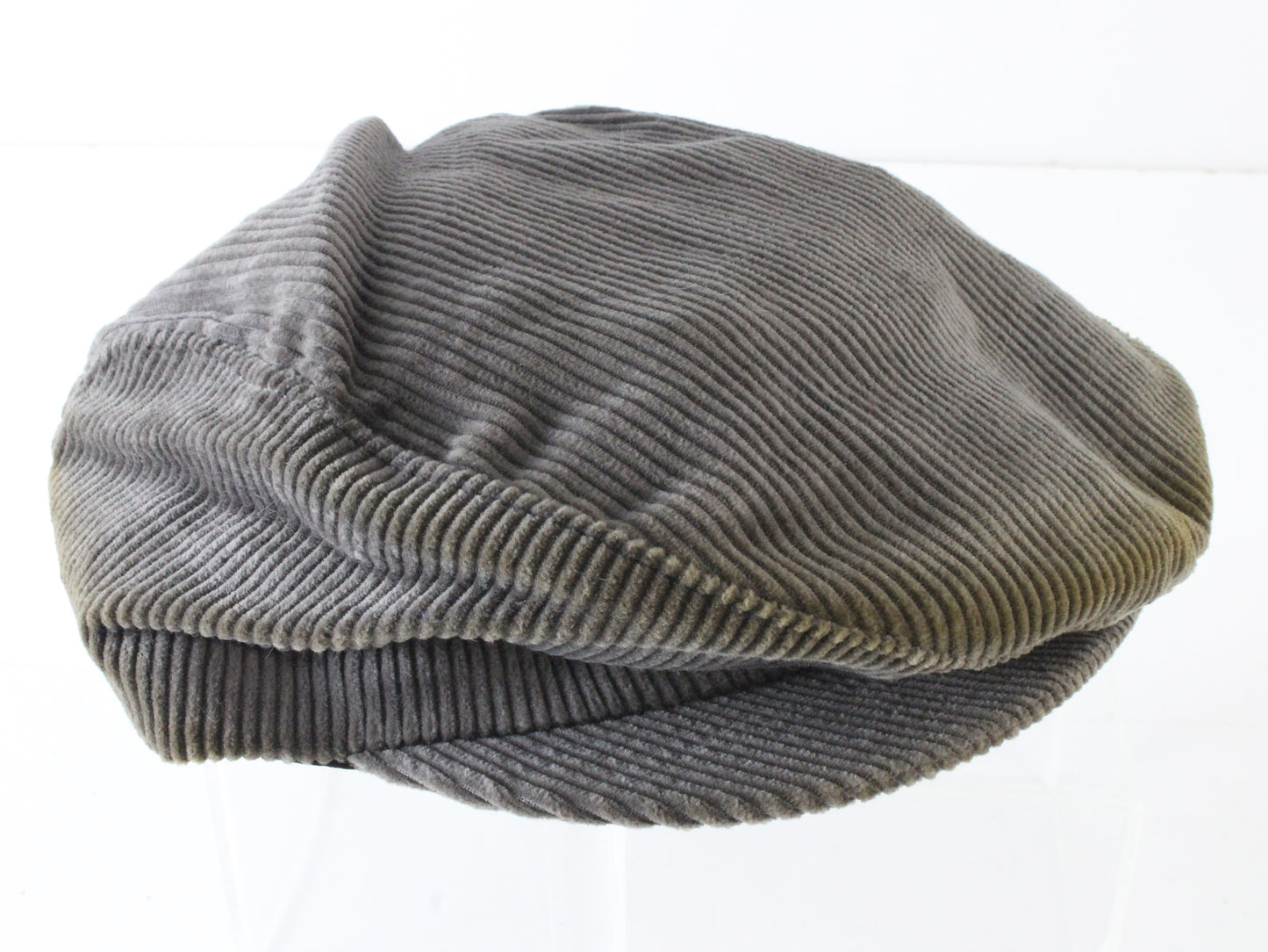 Newsboy Hat Mens Classic Olive Tan Corduroy Ivy League Cap XL