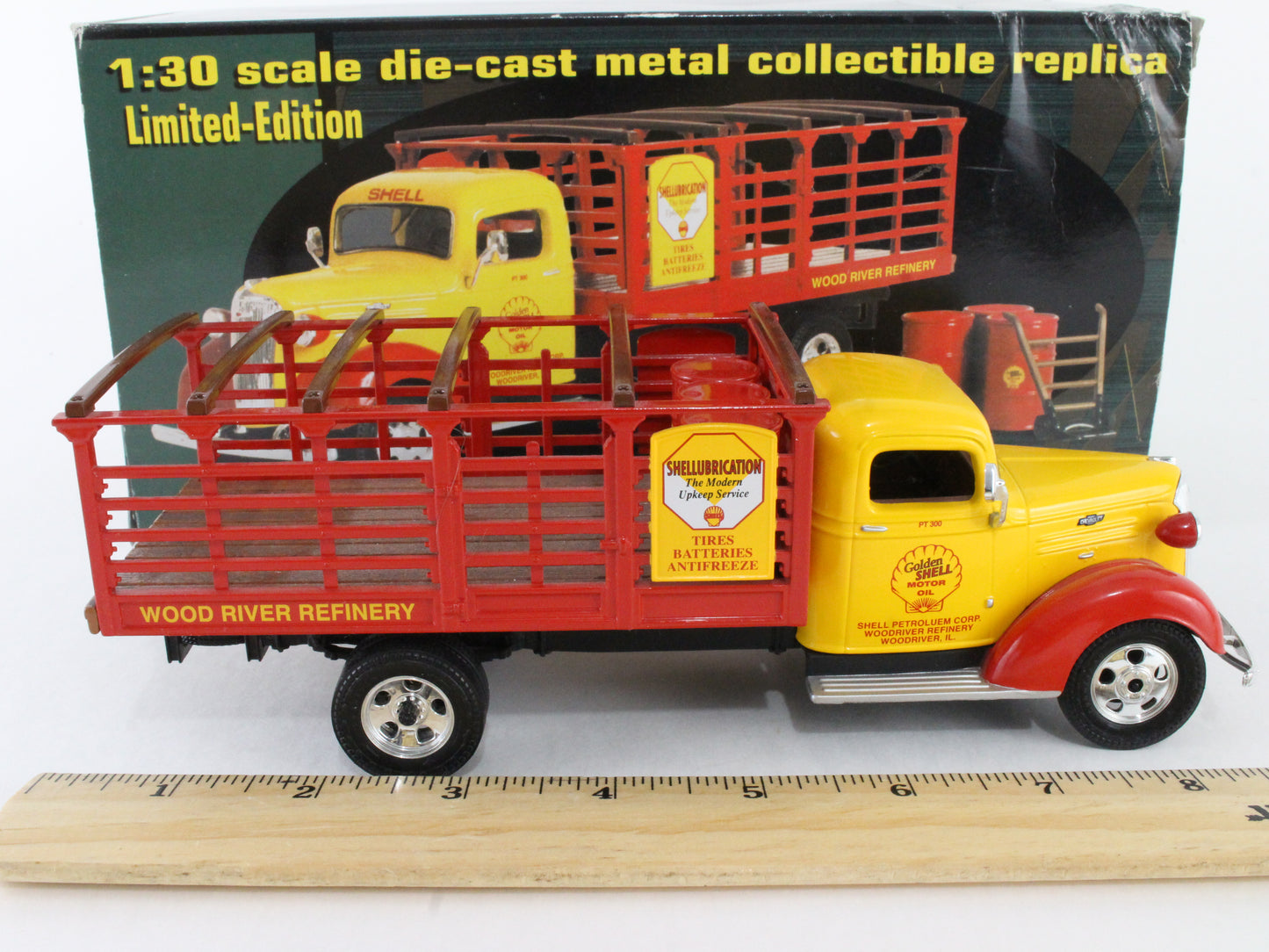 1937 Chevrolet Stake Truck Golden Shell First Gear 1:30 Model 19-2597